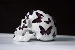 SKULL PURPLE BUTTERFLY BY NooN -Artistes Promos Magasin 1948