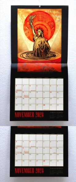 2024 WALL CALENDAR By SHEPARD FAIREY Alias OBEY [PRESALE] -Artistes Promos Magasin 2024 WALL CALENDAR by SHEPARD FAIREY alias OBEY PRESALE ArtAndToys 7406