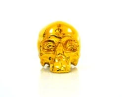 Skull Gold Chrome By NooN SIGNED -Artistes Promos Magasin 3165