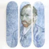 Vincent Van Gogh Skateboard Triptych – Self Portrait (1889)