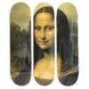 Leonardo Da Vinci Skateboard Triptych – Mona Lisa (1503)