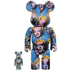 Sculpture 400% & 100% Bearbrick Andy Warhol Marilyn Monroe
