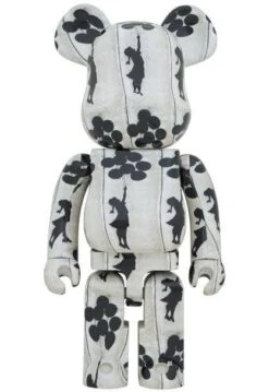 Sculpture 1000% Bearbrick - Flying Balloon Girl (Banksy)