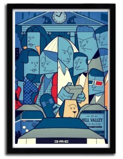 Affiche BACK TO THE FUTURE Par Ale Giorgini