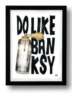 Affiche BANKSY GOLDpar Rubiant