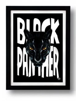 Affiche BLACK PANTHER Par Rubiant