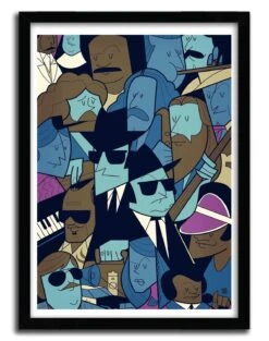 Affiche BLUES BROTHERS Par Ale Giorgini