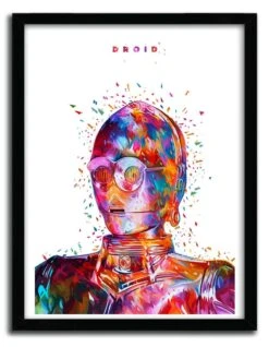 Affiche DROID White Par Alessandro Pautasso