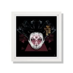 Affiche GEISHA Ghost In The Shell Par RUBIANT