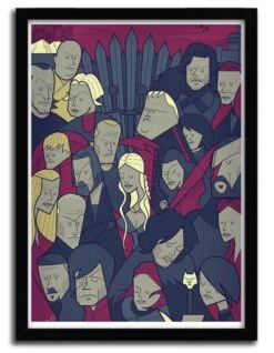 Affiche Game Of Thrones Par Ale Giorgini