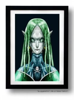 Affiche HARPISTE CELESTEpar Rubiant