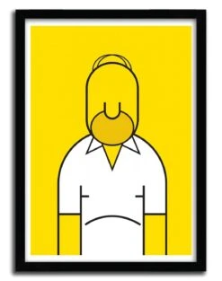 Affiche HOMER Par Ale Giorgini