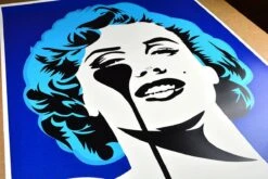 Affiche I Dream Of Marilyn (Glacier Blue Hair) By PURE EVIL -Artistes Promos Magasin Affiche I Dream of Marilyn Glacier Blue Hair by PURE EVIL ArtAndToys 611
