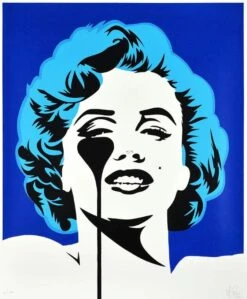 Affiche I Dream Of Marilyn (Glacier Blue Hair) By PURE EVIL