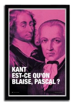 Affiche KANT Par FISTS ET DES LETTRES