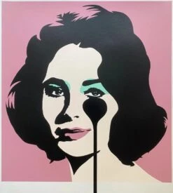 Affiche LIZ TAYLOR CLASSIC PINKby PURE EVIL