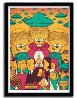 Affiche MARS ATTACKS! Par Ale Giorgini