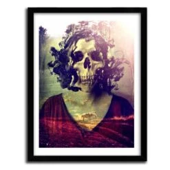 Affiche MISS SKULL By ALI GULEC
