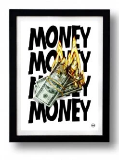 Affiche MONEY Par Rubiant