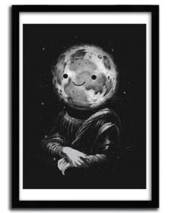 Affiche MOONA LISA By CARBINE