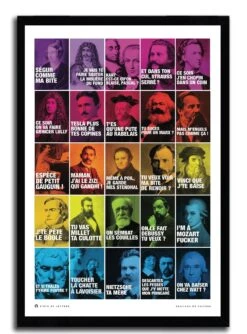 Affiche MOSAIQUE Par FISTS ET DES LETTRES