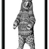 Affiche ORNATE GRIZZLY BEAR BY BIOWORKZ