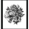Affiche ORNATE LEOPARD BY BIOWORKZ