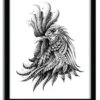 Affiche ORNATE ROOSTER BY BIOWORKZ