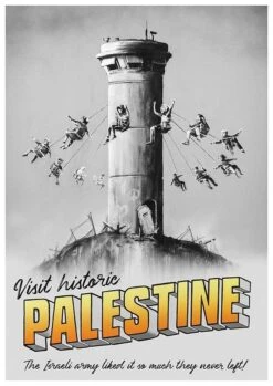 Affiche PALESTINE POSTER WALLED OFF HOTEL By BANKSY