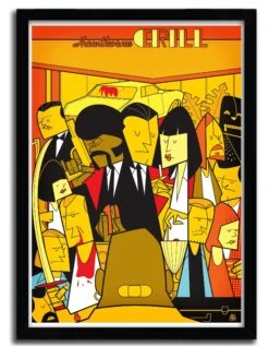 Affiche Pulp Fiction 2 Par Ale Giorgini