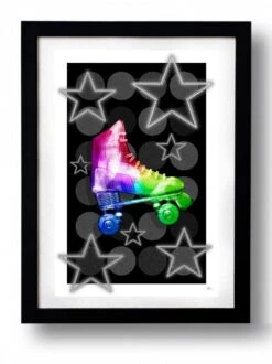 Affiche ROLLER BABE RAINBOW SIMULRAINBOW Par Rubiant