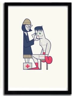 Affiche Rocky Par Ale Giorgini