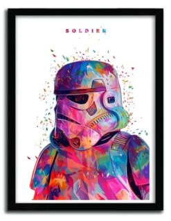 Affiche SOLDIER White Par Alessandro Pautasso