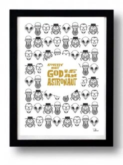 Affiche SORRY GOD IS AN ASTRONAUT Par Rubiant
