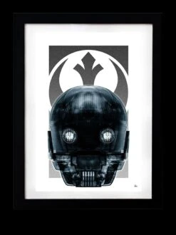 Affiche STAR DROID REBELpar Rubiant