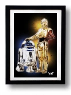 Affiche STAR GOLD & BLUE BLACK Par WHO