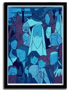 Affiche Seigneur Des Anneaux 2 Par Ale Giorgini