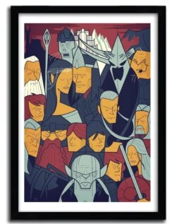 Affiche THE RETURN OF THE KING Par Ale Giorgini
