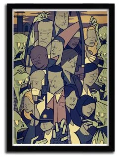 Affiche THE WALKING DEAD Par Ale Giorgini