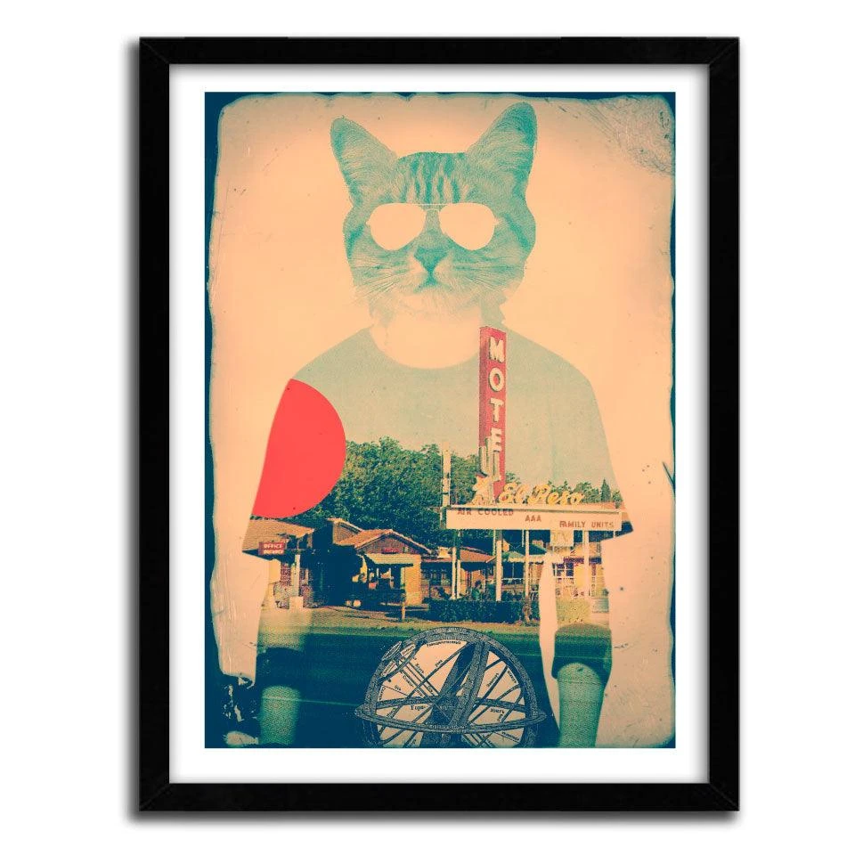 Affiche The Cat By ALI GULEC 1 Affiche The Cat By ALI GULEC