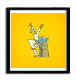 Affiche The Return Of The Karate Kid Par ALE GIORGINI