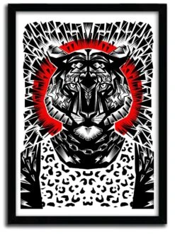 Affiche Tiger Par Ali Gulec