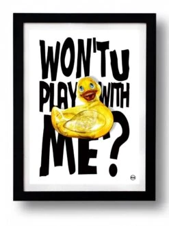 Affiche WON'T U PLAY WITH ME Par Rubiant