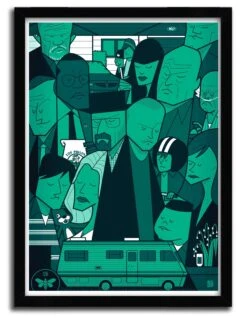 Affiche Breaking Bad Green Par Ale Giorgini