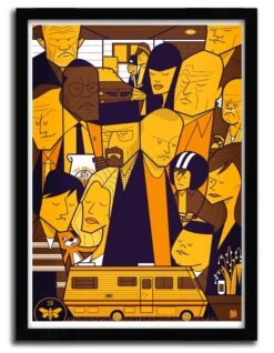 Affiche Breaking Bad Yellow Par Ale Giorgini