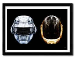 Affiche Daft Faces Par Rubiant