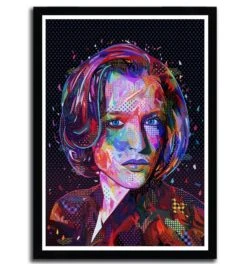 Affiche Dana Scully Par Alessandro Pautasso