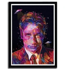 Affiche Fox Mulder Par Alessandro Pautasso