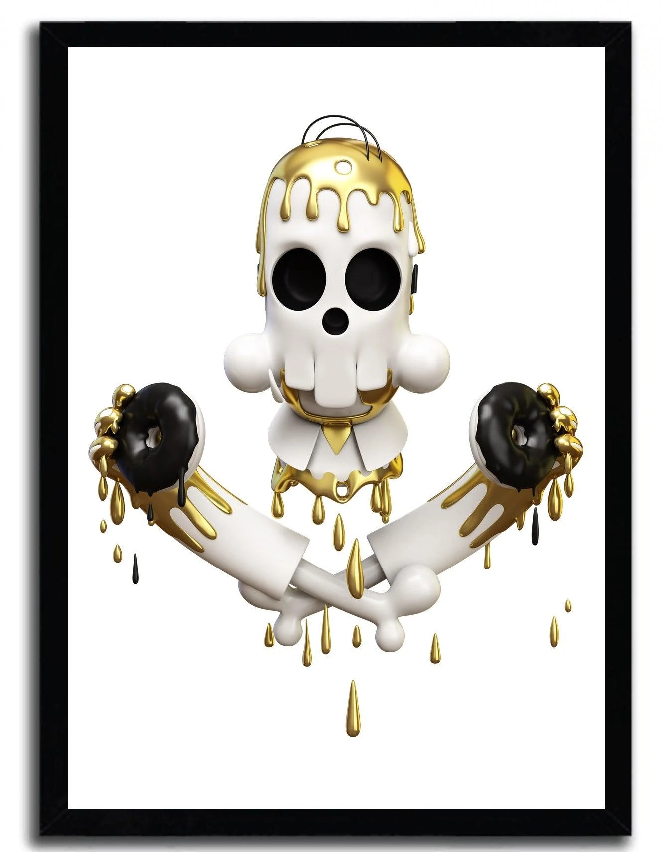 Affiche Homer Zombie Pimpskull Par Theodoru 1 Affiche Homer Zombie Pimpskull Par Theodoru