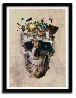 Affiche Istambul Skull Par ALI GULEC